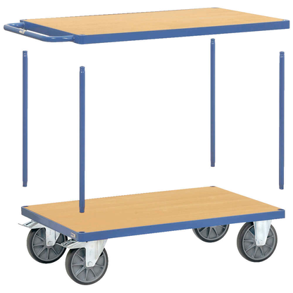 Artikelbild 2 für fetra Tischwagen 2402 blau 70,9 x 119,7 x 90,0 cm, Artikelnummer 746467