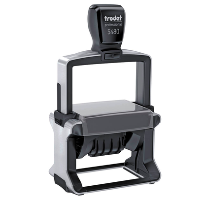 Artikelbild 2 für trodat Datumstempel mit Text individualisierbar 5480 selbstfärbend schwarz Logo möglich, 1 St. - Direkt online personalisieren, Artikelnummer 640259
