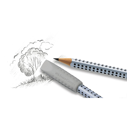 Artikelbild 4 für FABER-CASTELL Radiergummis GRIP 2001 Eraser CAP grau, 2 St., Artikelnummer 819351