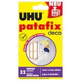 Artikelbild 1 für UHU deco doppelseitige Klebepads für max. 3,0 kg, 1,6 x 1,8 cm, 32 St., Artikelnummer 907860