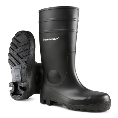 DUNLOP® unisex S5 Sicherheits-Gummistiefel schwarz Größe 44