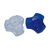 Artikelbild 1 für RUSSKA Tablettenmörser blau, transparent, 1 St., Artikelnummer 614244