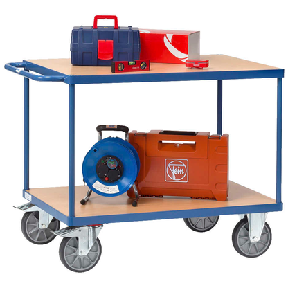 Artikelbild für fetra Tischwagen 2402 blau 70,9 x 119,7 x 90,0 cm, Artikelnummer 746467