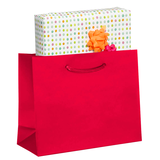 Artikelbild 1 für VP Papier-Tragetaschen rot 25,0 x 20,0 cm, 25 St., Artikelnummer 501395