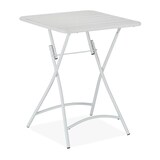 Artikelbild 1 für relaxdays Gartentisch weiß quadratisch 59,0 x 59,0 x 74,0 cm, Artikelnummer 769022