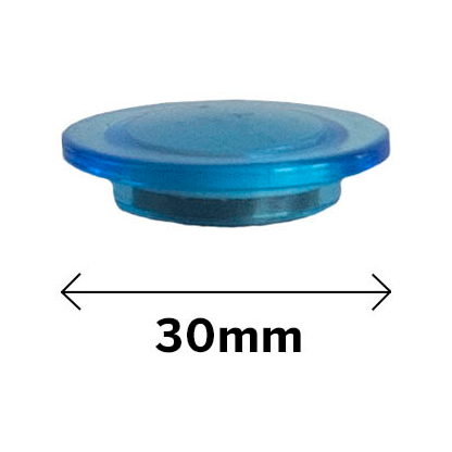 Artikelbild 2 für ALLboards Magnete farbsortiert, Kunststoff Ø 3,0 x 0,6 cm, 10 St., Artikelnummer 503126