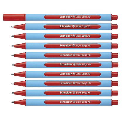 Artikelbild für Schneider Kugelschreiber Slider Edge hellblau/rot, Schreibfarbe: rot, 10 St., Artikelnummer 568394