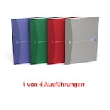 Artikelbild 1 für OXFORD Notizbuch Office Essentials DIN A4 kariert, blau/grün/rot/grau Softcover 192 Seiten, 1 St., Artikelnummer 176483