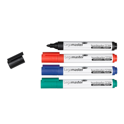 Artikelbild für Legamaster TZ 100 Whiteboard-Marker farbsortiert 1,5 - 3,0 mm, 4 St., Artikelnummer 504340