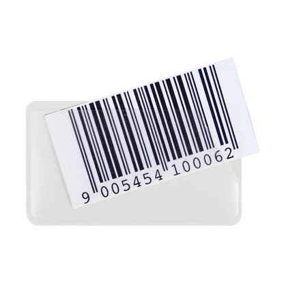 Artikelbild für EICHNER Etikettentaschen weiß 10,0 x 5,8 cm, 50 St., Artikelnummer 702856