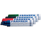 Artikelbild 1 für FRANKEN Jumbo Whiteboard-Marker farbsortiert 4,0 - 12,0 mm, 4 St., Artikelnummer 670519