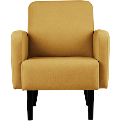 Artikelbild für meet powered by PAPERFLOW Sessel LISBOA safran schwarz Stoff 71,0 x 81,5 x 83,0 cm, 1 St., Artikelnummer 850911