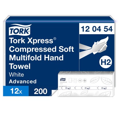 Artikelbild 2 für TORK Papierhandtücher 120454 H2 Advanced Interfold-Falzung 2-lagig 2.400 Tücher, Artikelnummer 463046