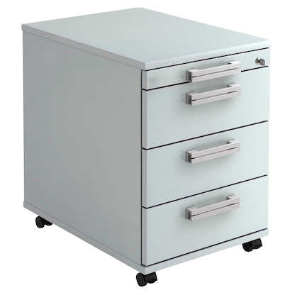 Artikelbild für HAMMERBACHER AC30 Rollcontainer lichtgrau 4 Auszüge 42,8 x 58,0 x 59,0 cm, Artikelnummer 864936