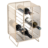 Artikelbild 1 für HAKU Möbel Weinregal gold 30,0 x 24,0 x 46,0 cm, 1 St., Artikelnummer 491504