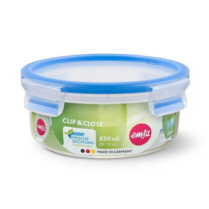 Artikelbild für emsa Frischhaltedose CLIP & CLOSE 7,0 cm hoch transparent 0,85 l, 1 St., Artikelnummer 669982
