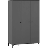 Artikelbild 1 für MÖBELPARTNER Kleiderschrank Smash, 701905 anthrazit 5 Fachböden 118,8 x 60,0 x 191,2 cm, Artikelnummer 255069