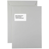 Artikelbild 1 für kaenguruh the world of paper Versandtaschen DIN C4 mit Fenster grau 250 St., Artikelnummer 736233