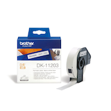Artikelbild 1 für brother Etikettenrolle für Etikettendrucker DK11203 weiß, 17,0 x 87,0 mm, 1 x 300 Etiketten, Artikelnummer 556951