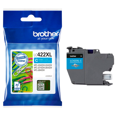 Artikelbild für brother LC-422XLC cyan Druckerpatrone, Artikelnummer 726234
