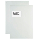 Artikelbild 1 für kaenguruh the world of paper Versandtaschen DIN C4 mit Fenster grau 250 St., Artikelnummer 736268