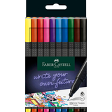 Artikelbild 1 für FABER-CASTELL Grip Fineliner farbsortiert 0,4 mm, 10 St., Artikelnummer 749261