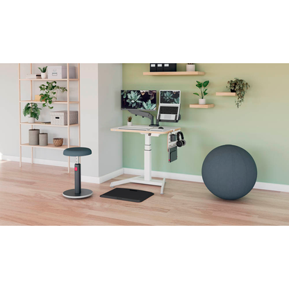 Artikelbild 14 für LEITZ Ergo elektrisch höhenverstellbarer Schreibtisch weiß rechteckig, A-Fuß-Gestell weiß 80,0 x 60,0 cm, Artikelnummer 401487