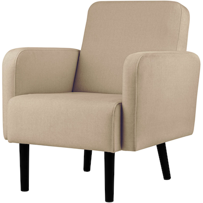 Artikelbild 2 für meet powered by PAPERFLOW Sessel LISBOA elfenbein schwarz Stoff 71,0 x 81,5 x 83,0 cm, 1 St., Artikelnummer 850861