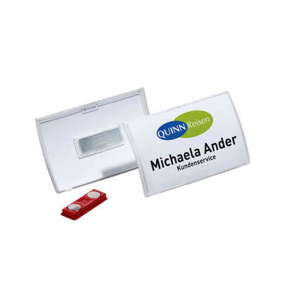 Artikelbild für DURABLE Click Fold Namensschilder mit Magnet 7,5 x 4,0 cm, 10 St., Artikelnummer 895144