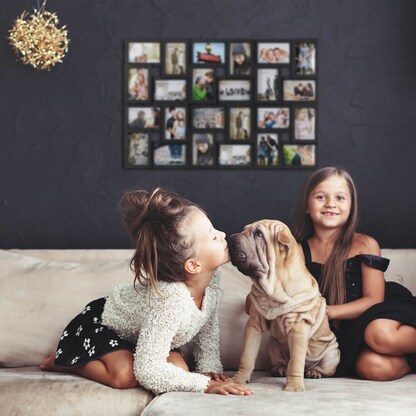 Artikelbild 7 für relaxdays Collage-Bilderrahmen schwarz 86,0 x 57,0 cm, 1 St., Artikelnummer 521603