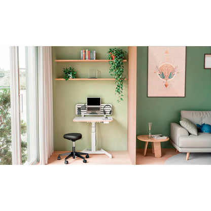 Artikelbild 15 für LEITZ Ergo elektrisch höhenverstellbarer Schreibtisch weiß rechteckig, A-Fuß-Gestell weiß 80,0 x 60,0 cm, Artikelnummer 401487