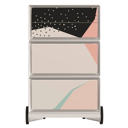 Artikelbild 3 für PAPERFLOW easyBox Colour Rollcontainer weiß, bunt 61029 4 Auszüge 39,0 x 43,6 x 64,2 cm, Artikelnummer 215073