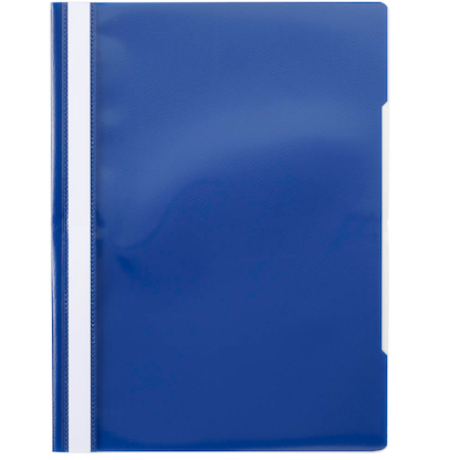 Artikelbild 2 für Schnellhefter Quality Kunststoff dunkelblau DIN A4, 1 St., Artikelnummer 252951