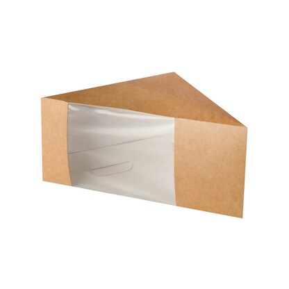 Artikelbild für PAPSTAR Einweg-Sandwichboxen braun 12,3 x 12,3 cm, 50 St., Artikelnummer 466124