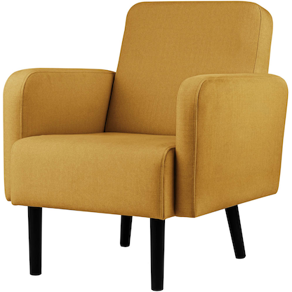 Artikelbild 2 für meet powered by PAPERFLOW Sessel LISBOA safran schwarz Stoff 71,0 x 81,5 x 83,0 cm, 1 St., Artikelnummer 850911