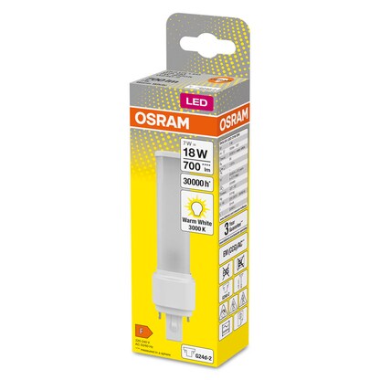 Artikelbild für OSRAM LED-Lampe DULUX D G24 d-2 18 W matt, 1 St., Artikelnummer 144406