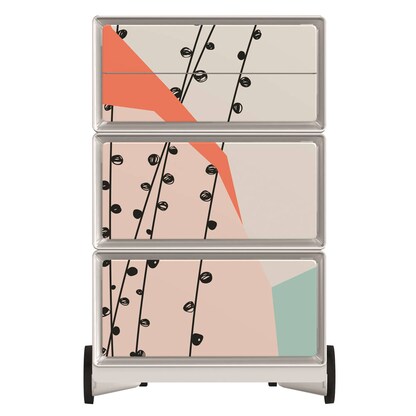 Artikelbild 3 für PAPERFLOW easyBox Colour Rollcontainer weiß, bunt 61061 4 Auszüge 39,0 x 43,6 x 64,2 cm, Artikelnummer 215029