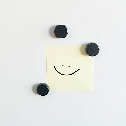 Artikelbild 4 für ALLboards Magnet schwarz, Kunststoff Ø 2,0 x 0,6 cm, 10 St., Artikelnummer 503076