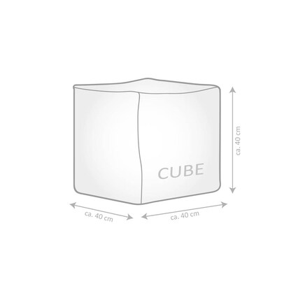 Artikelbild 7 für SITTING POINT Cube SCUBA Sitzsack anthrazit, Artikelnummer 587978