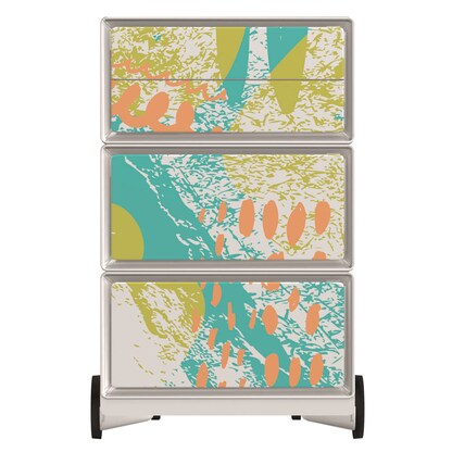 Artikelbild 3 für PAPERFLOW easyBox Colour Rollcontainer weiß, bunt 61077 4 Auszüge 39,0 x 43,6 x 64,2 cm, Artikelnummer 214878