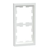 Artikelbild 1 für MERTEN 2-fach Steckdosenrahmen weiß 15,2 x 8,1 cm, 1 St., Artikelnummer 176448