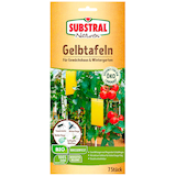 Artikelbild 1 für SUBSTRAL® Naturen® Fruchtfliegenfalle Gelbtafeln Bio gelb, 7 St., Artikelnummer 664726