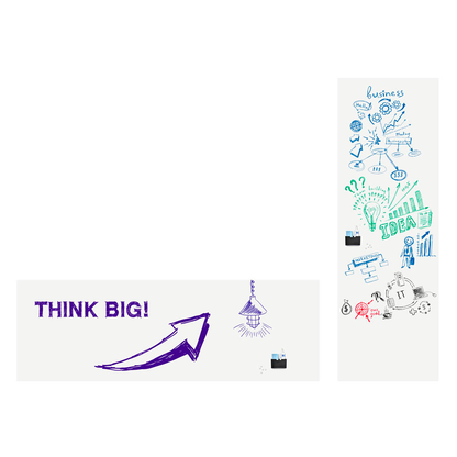 Artikelbild für Legamaster selbstklebende Whiteboardfolie WRAP-UP blanko 150,0 x 101,0 cm, 1 St., Artikelnummer 798811