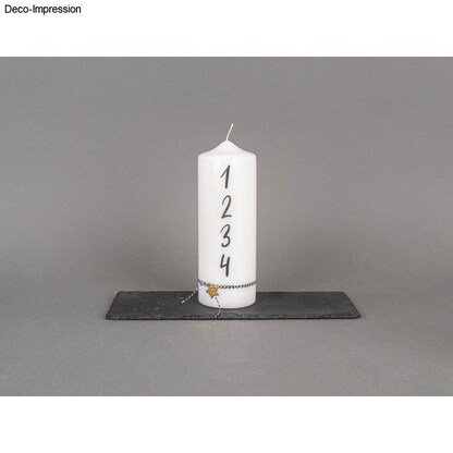 Artikelbild 4 für Rayher Bastelset Adventszahlen Transferfolie Zahlen 1 - 4 transparent/schwarz, Artikelnummer 779383