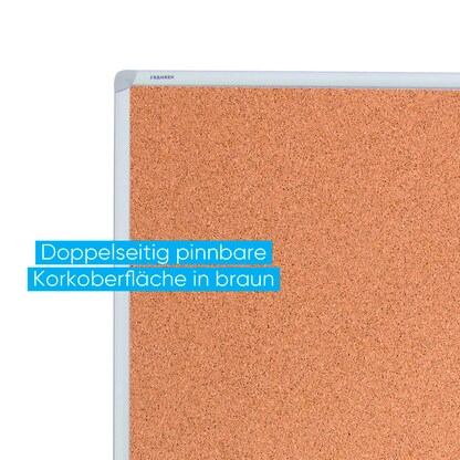 Artikelbild 3 für FRANKEN Moderationswand PRO 120,0 x 150,0 cm braun, Artikelnummer 671069