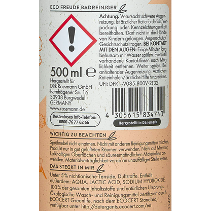 Artikelbild 4 für eco Freude Badreiniger 500 ml, Artikelnummer 538761
