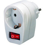Artikelbild 1 für brennenstuhl Steckdosenadapter mit Schalter, 1 St., Artikelnummer 763524