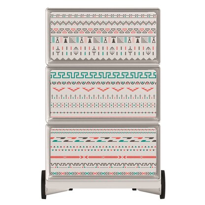 Artikelbild 3 für PAPERFLOW easyBox Colour Rollcontainer weiß, bunt 61659 4 Auszüge 39,0 x 43,6 x 64,2 cm, Artikelnummer 215649