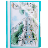 Artikelbild 1 für Schnellhefter Quality Kunststoff türkis DIN A4, 1 St., Artikelnummer 253116