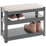 Artikelbild 1 für HAKU Möbel Schuhbank 55817 anthrazit, grau Metall 60,0 cm, Artikelnummer 591398